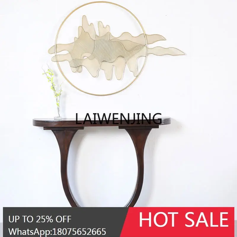 منزل على الطراز الصيني الجديد مقابل طاولة الشرفة على الحائط #1