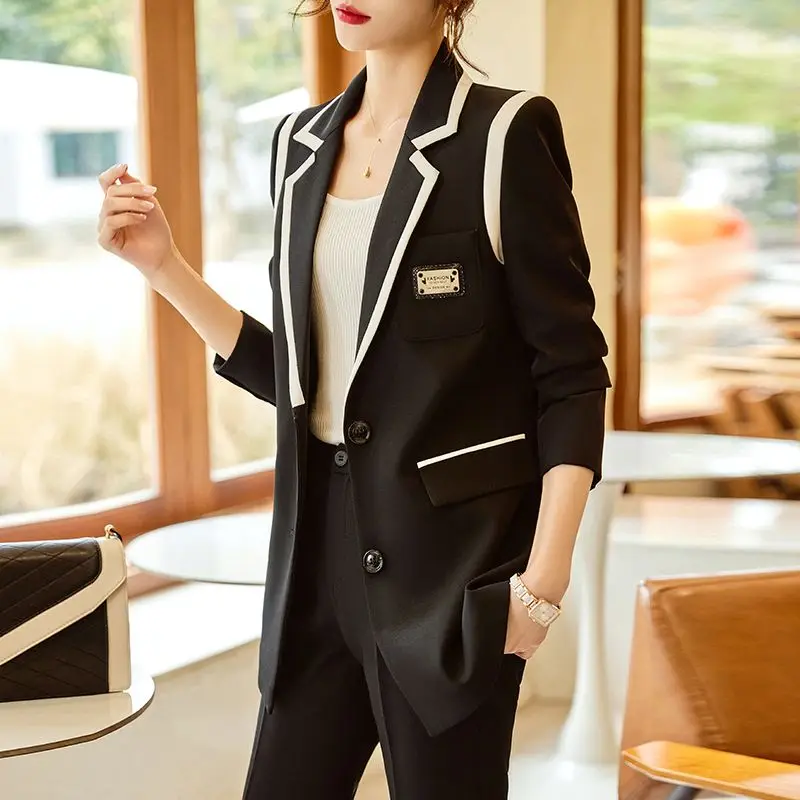 Elegant Spring 2025Whitesuit Jacket Women's High-end Professional Western-style Fashion Jacket For Business