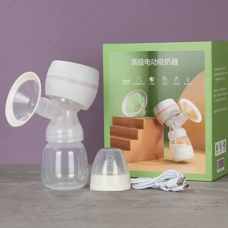 Electric  Breast Pump Fully Automatic Integrated High Suction Maternal Milking Machine Portable Massage And Lactation Pump