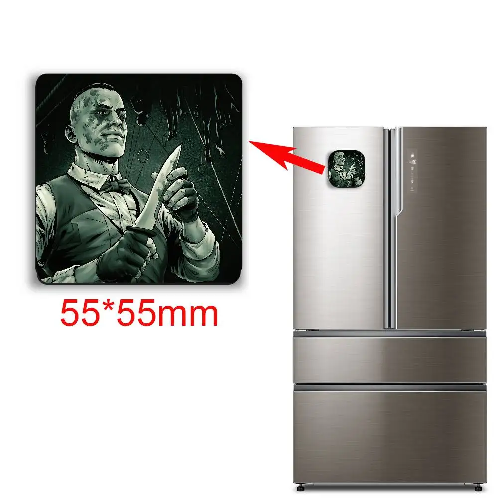 Halloween Eddie Gluskin Outlast BestSelling Refrigerator Magnetic Sticker Fridge Magnets Adhesive to Metal Surfaces Leaves