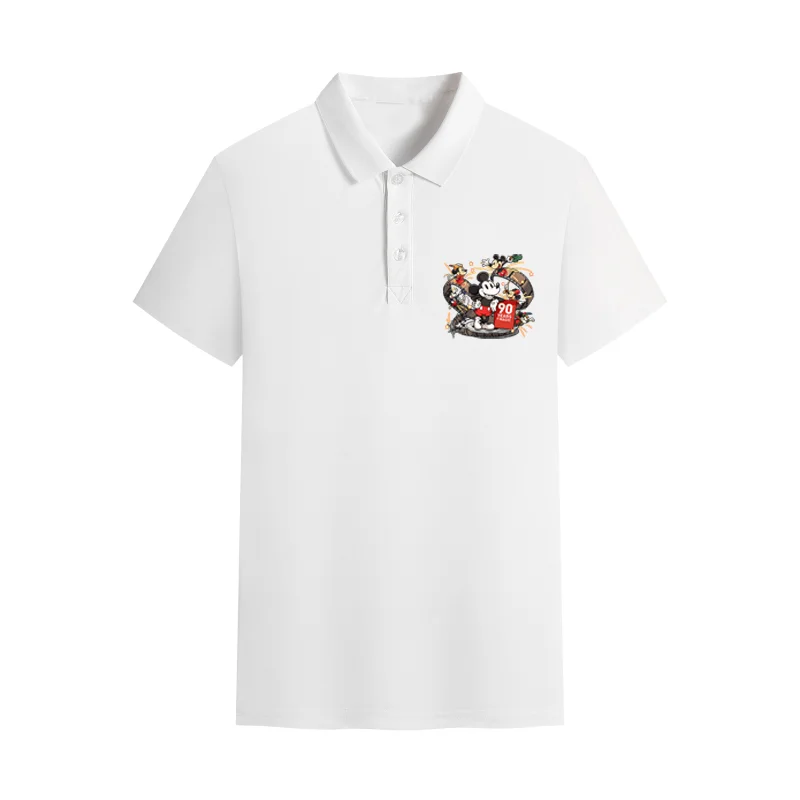 여름 패션 애니메이션 프린트 패션 폴로 셔츠 남녀 공용 야외 레저 스포츠 통기성 슬림 레귤러 탑