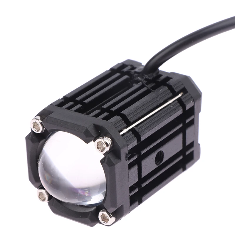 Faro LED Universal impermeable para motocicleta, lámpara antiniebla, Flash de ráfaga, lámpara auxiliar de conducción, accesorios para motocicleta, 1 ud.