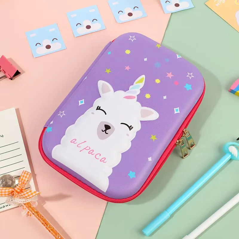 3D Eva Pencil Bag Cute Cartoon Large Capacity Hard Case Kawaii EVA 3D Hard Case Students Stationery box Pencil Strorage Box Gift - Image 3