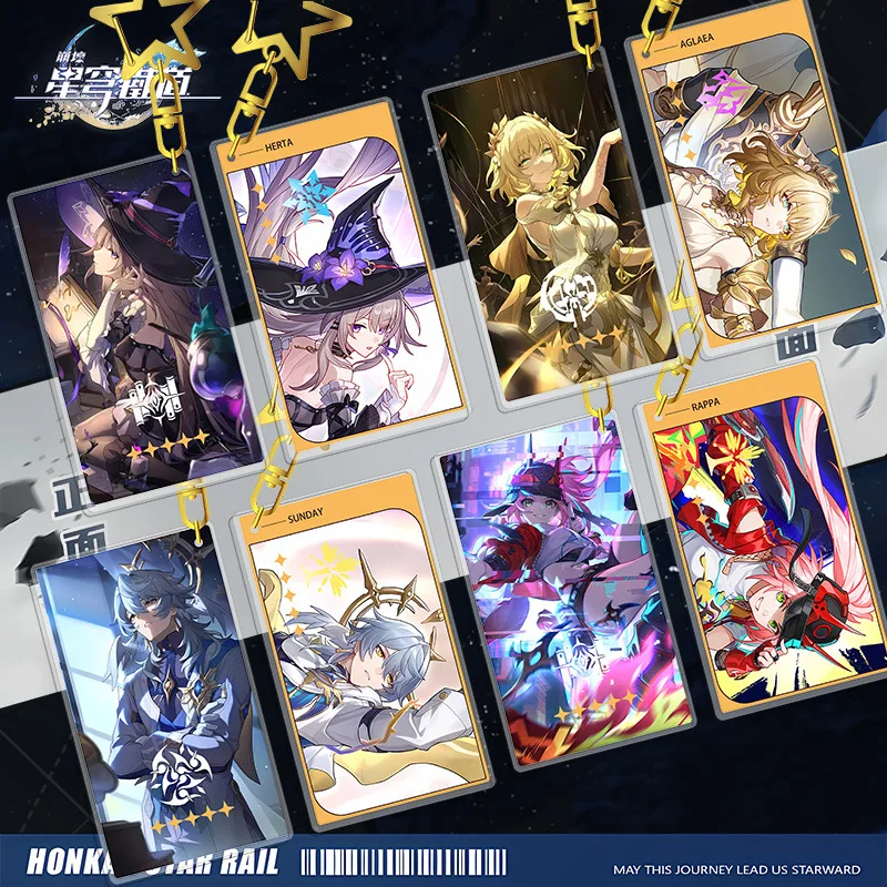 1Pc Anime Game Honkai: Star Rail Kafka Imbibitor Lunae Blade Sunday Beautiful Keychain Game Collection Peripherals Backpack