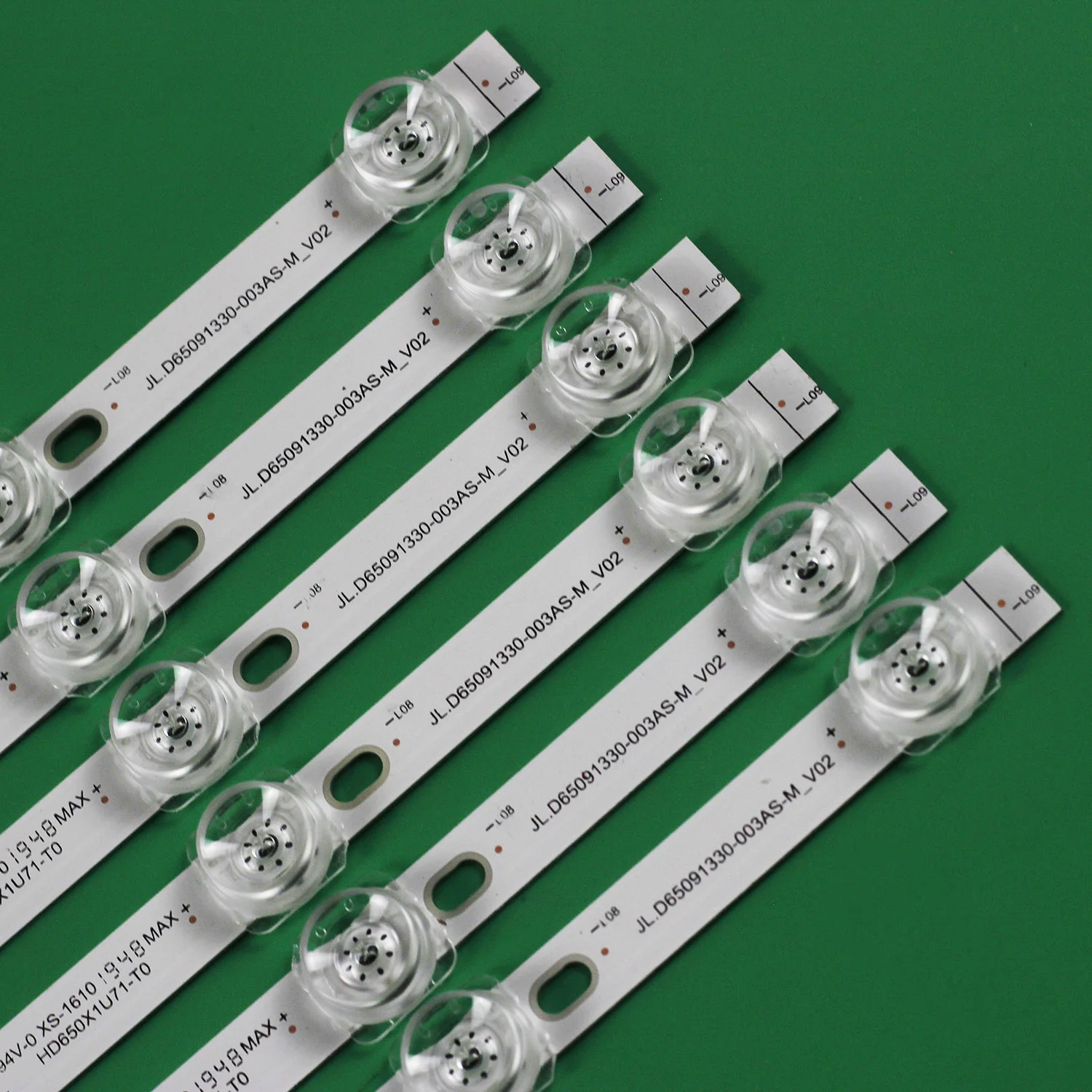 6pcs/Kit 9LED CRH-BX65X1U813030T060999P-REV1.2 JL.D65091330-003AS-M_V02 1220349 65A52E HD650X1U81-T0L1 HD650X1U71-T0 2019091601