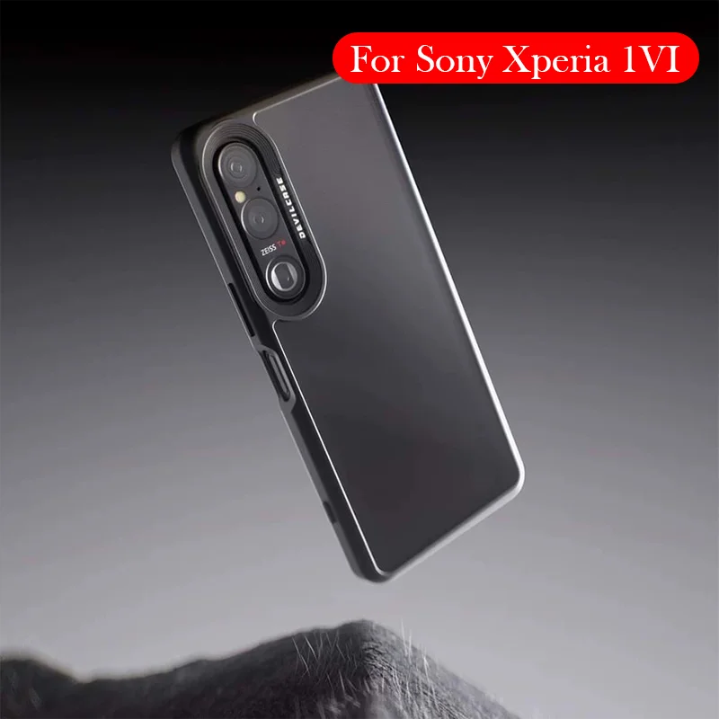 DEVILCASE Capa Transparente Para Sony 1Vi Airbag Capa Traseira Capa Traseira para SONY XPERIA 1 VI