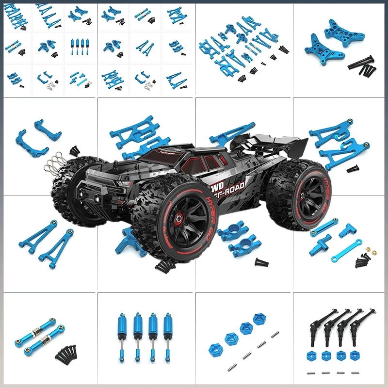 

MJX Suspensión Delantera Y Trasera Para Coche Teledirigido, Piezas Mejoradas, Metal, Asiento, Volante Trasero, 14210, 14209