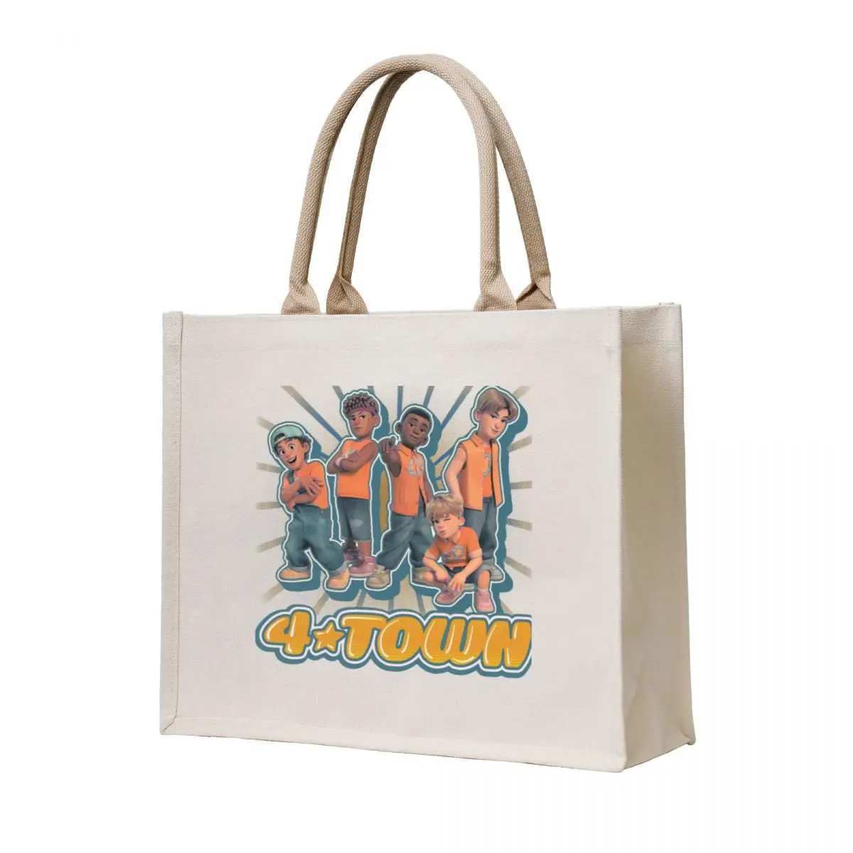 

4 TOWN Tote Bag Customizable tote bag Candy bags tote bag screen