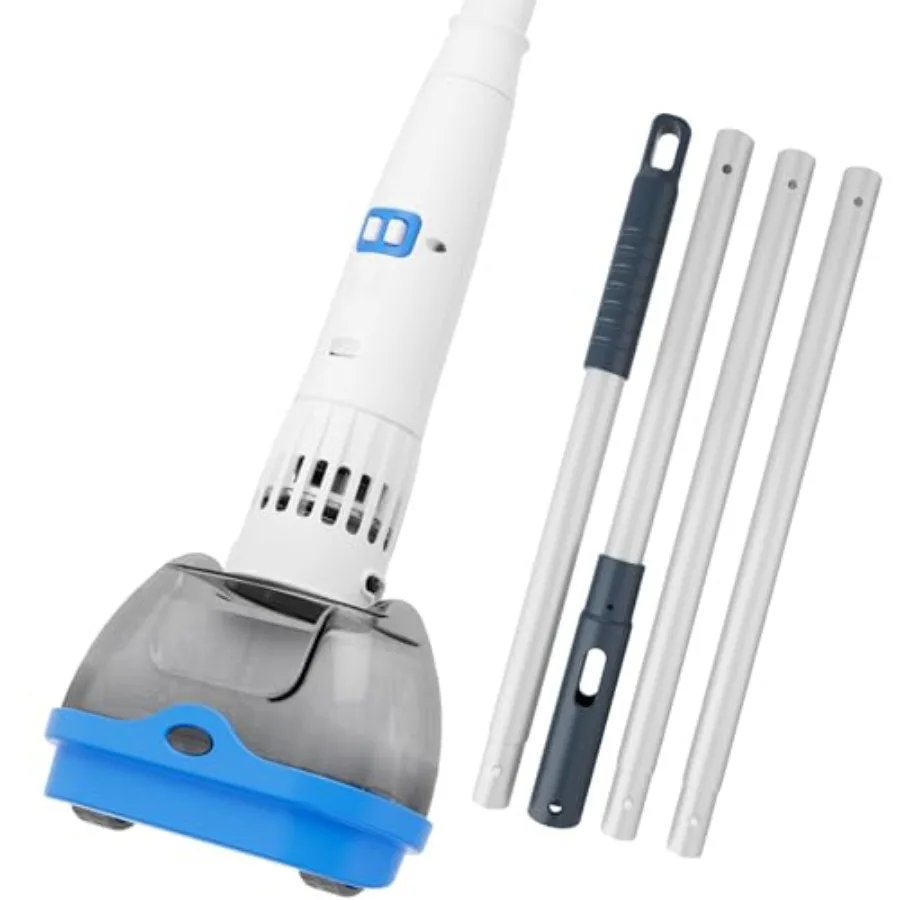 

Перезаряжаемый пылесос для спа-бассейнов - Магнитная система привода, ультратонкий сетчатый фильтр для точечной очистки от мелких частиц