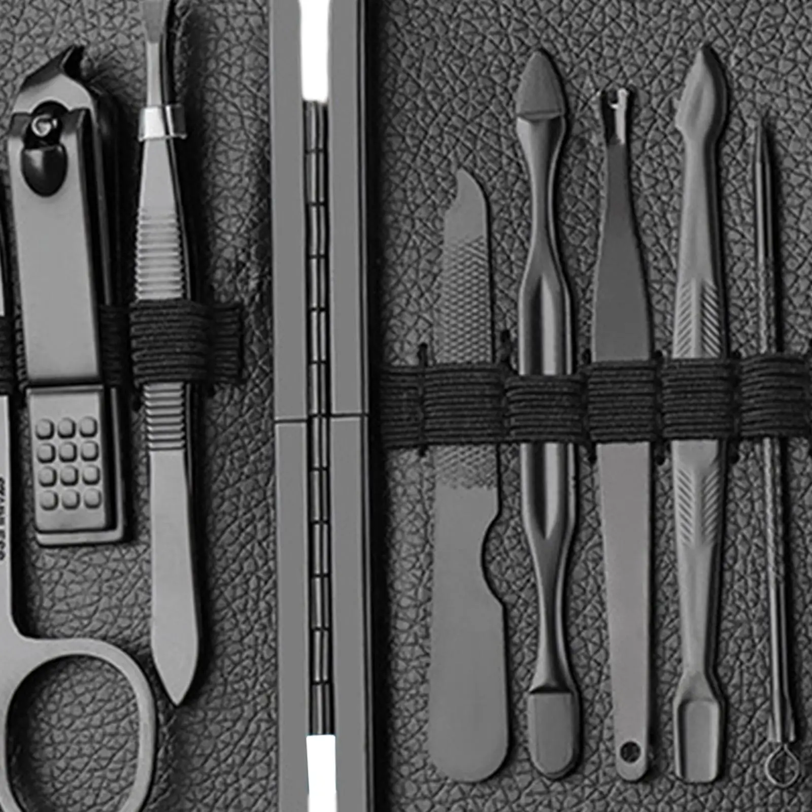 Tagliaunghie multifunzionali e kit di strumenti per manicure Set da 18 pezzi in acciaio inossidabile per la cura del viso del piede della mano nella borsa da viaggio