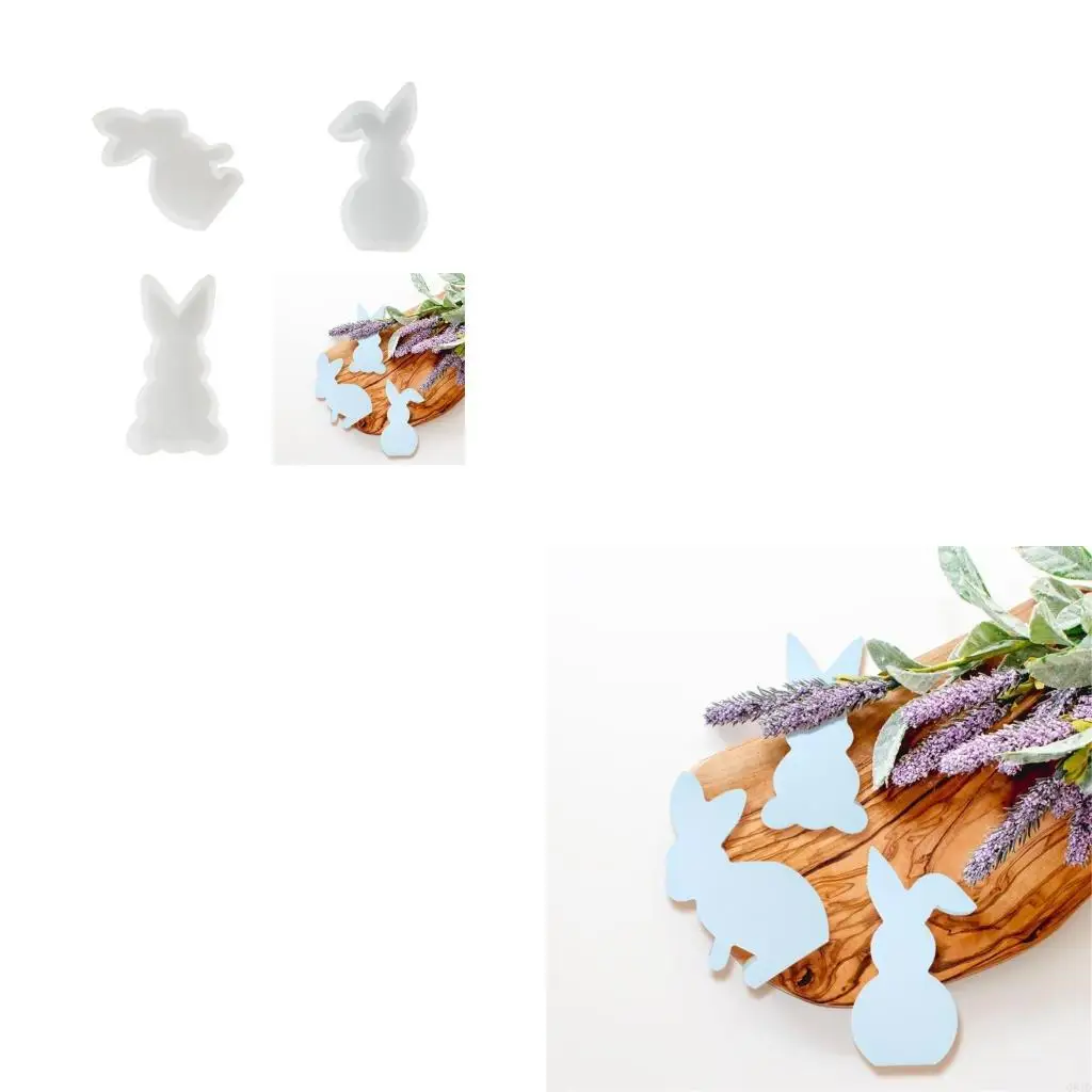 

Creative Silicone Mold DIY Molds Rabbit Silcione Wax Mold Suitable for Making Scented Products
