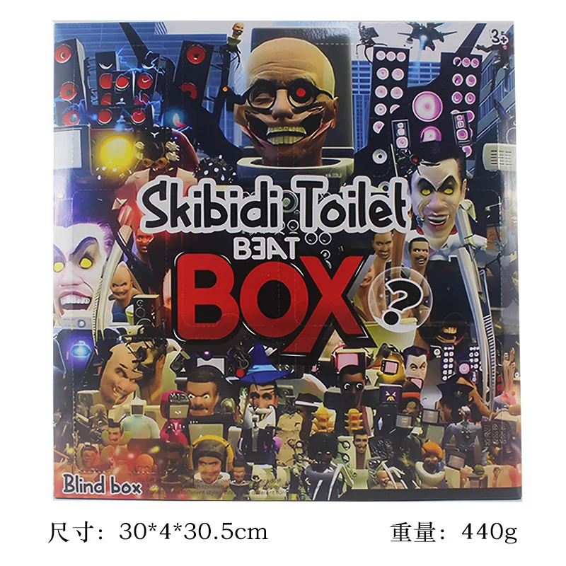 Skibidi Toilet Figure Mystery Box Blind Box Toys Gifts for Kids Fans Adults Halloween Christmas Figure Decorative Gifts