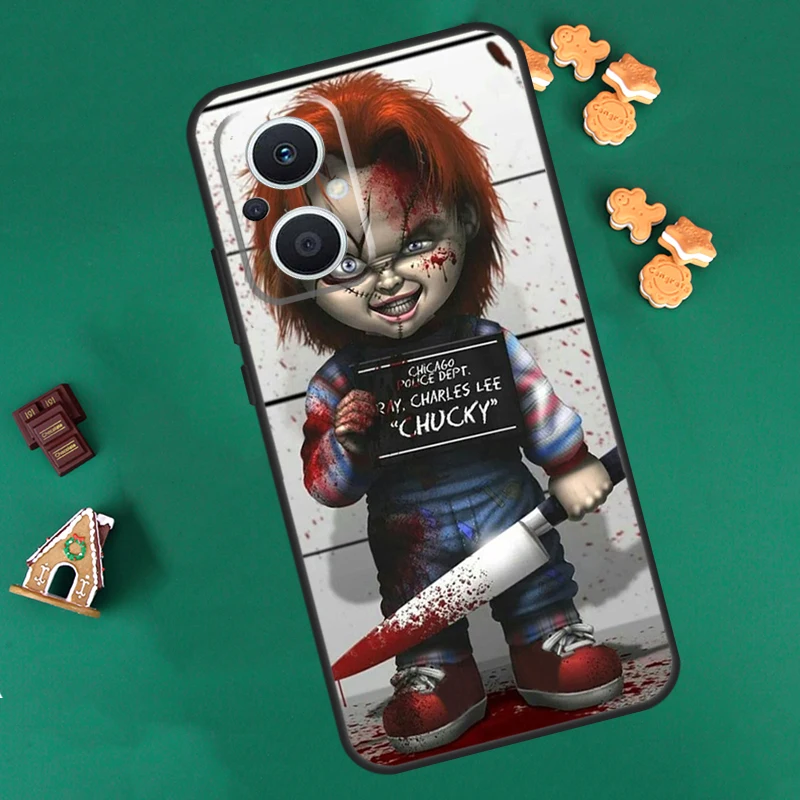 Chucky Doll Horror Movie Case For OPPO Reno 14 F 13 12 11 10 Pro 8T 8 7 Lite Cover For OPPO Find X8 X6 X5 X9 Pro Coque view 3