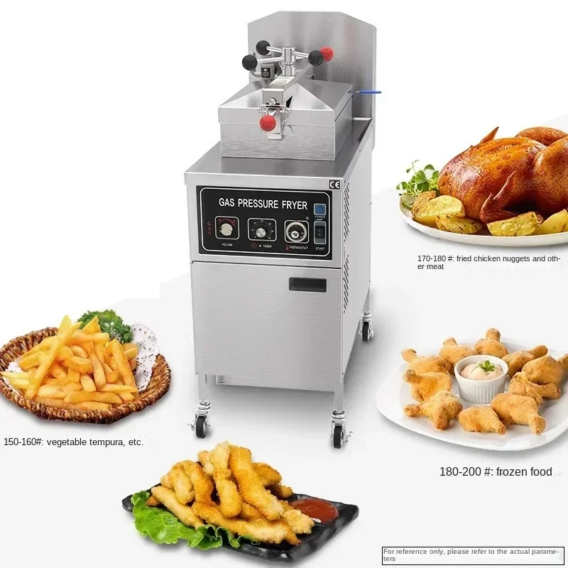 

Home Electric Gas Fryer Pressure Chicken Steak Stove Commercial Electric Fryer Chicken Legs And Wings Machine Stall
