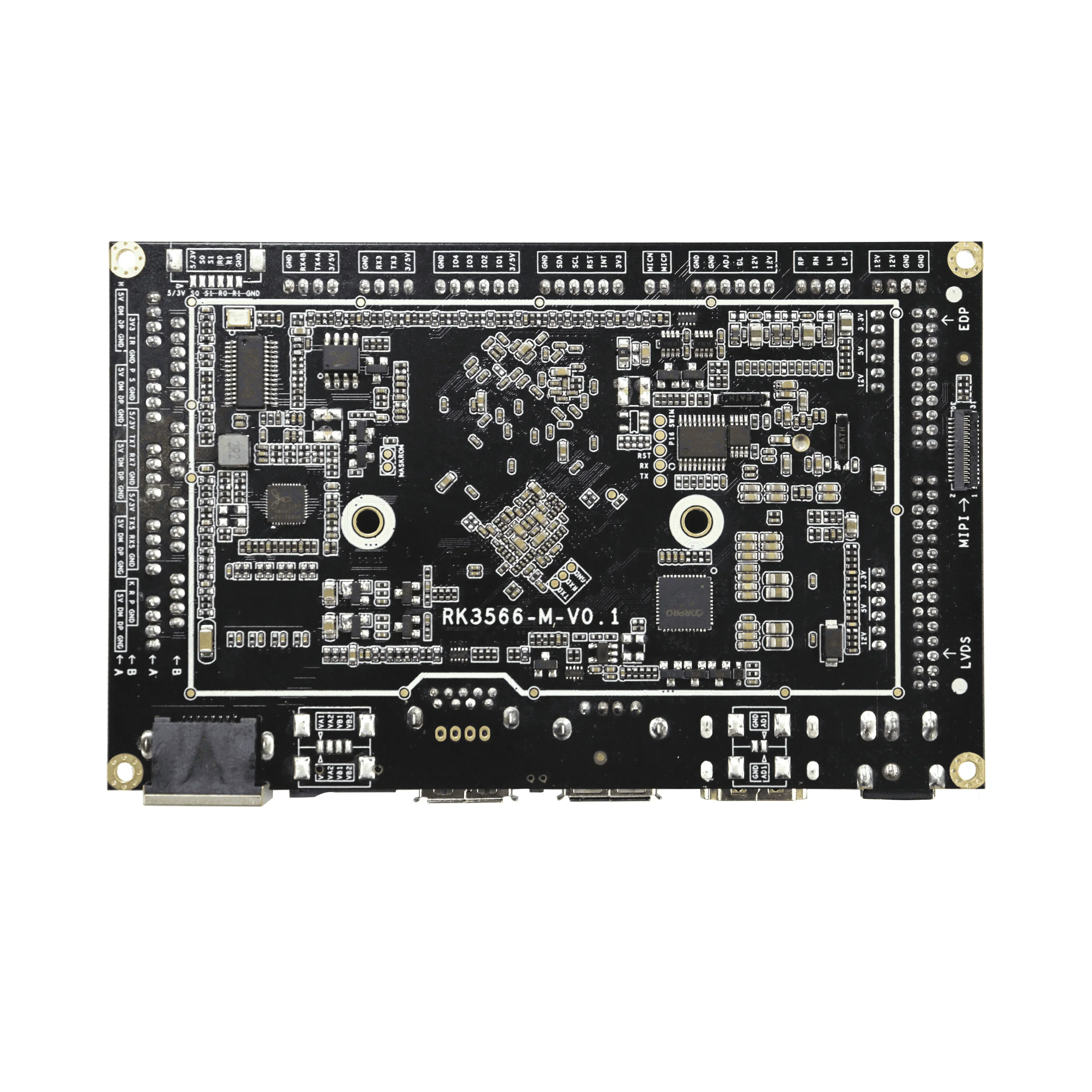 Lcd Android Development Board Rk3566-M Pcba Driver Control Development Lvds Controller Board Controller Pcba Board