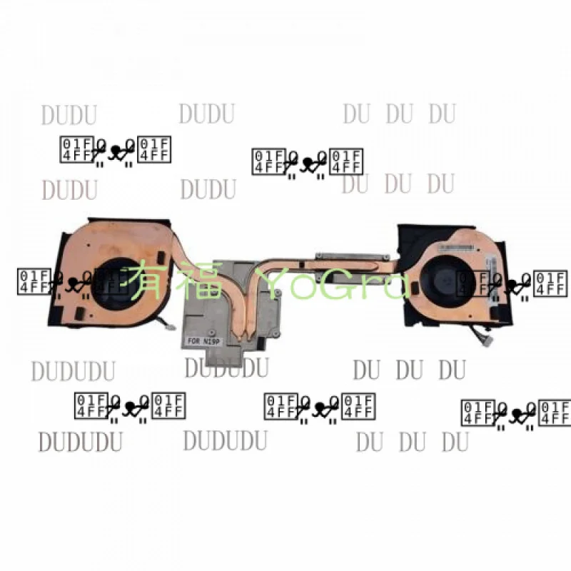 

DDD New cooler for Lenovo Thinkpad P52 P53 CPU Cooling heatsink with fan 02DM016