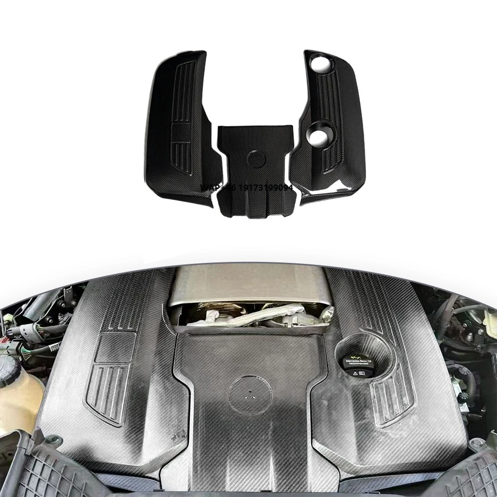 

New 2025+ G Class W465 Engine Covers G63 G500 G450D Carbon Fiber Engine Cover Upgrade Interior Carbon Black Car Accessories