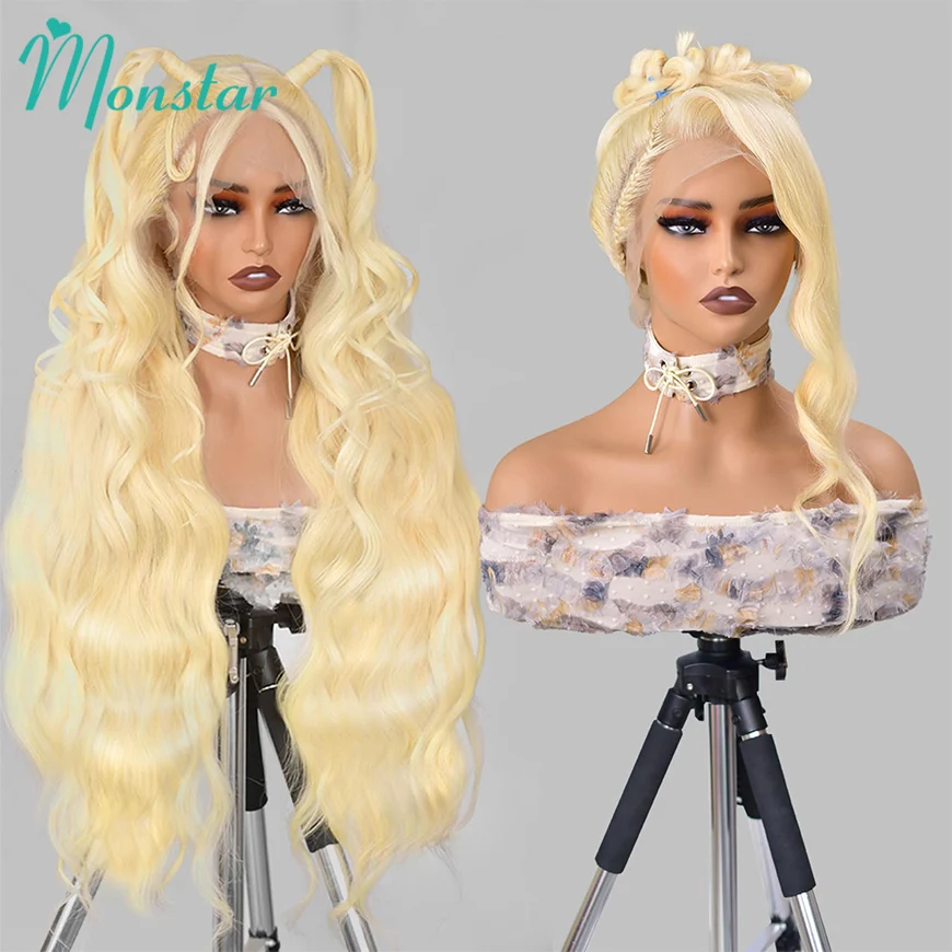 360 Full Lace Front Wig Human Hair 613 Hd Lace Frontal Wig 13x6 Brazilian Body Wave Blonde Closure Wig 5x5 Hd Lace Glueless Wigs