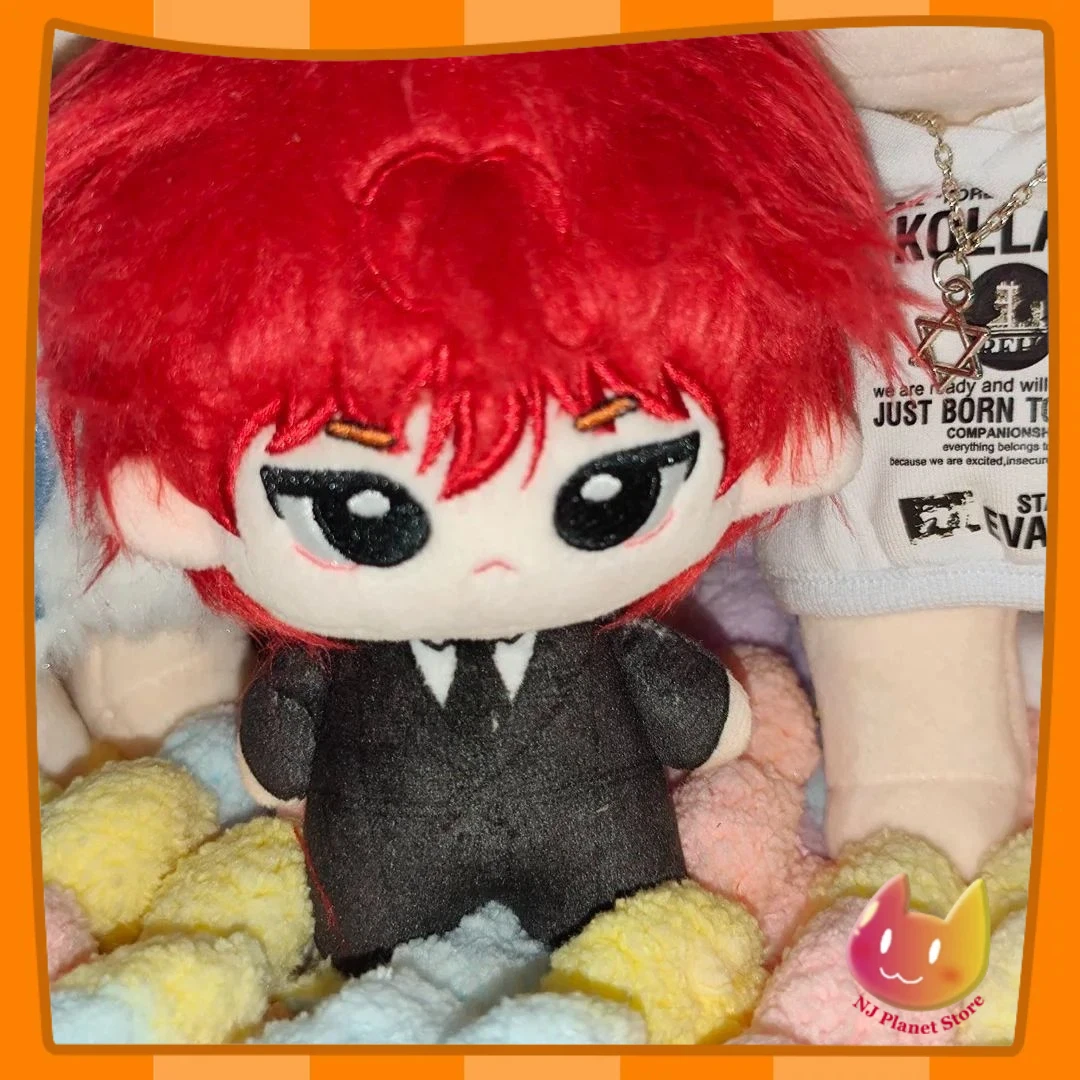 Vin Attribute 10cm Cotton Doll Idol Doll Pendant Fan Plush Toys Keychain Send Friends Fans Doll Zhou Zhennan Stuffed Plush Gift