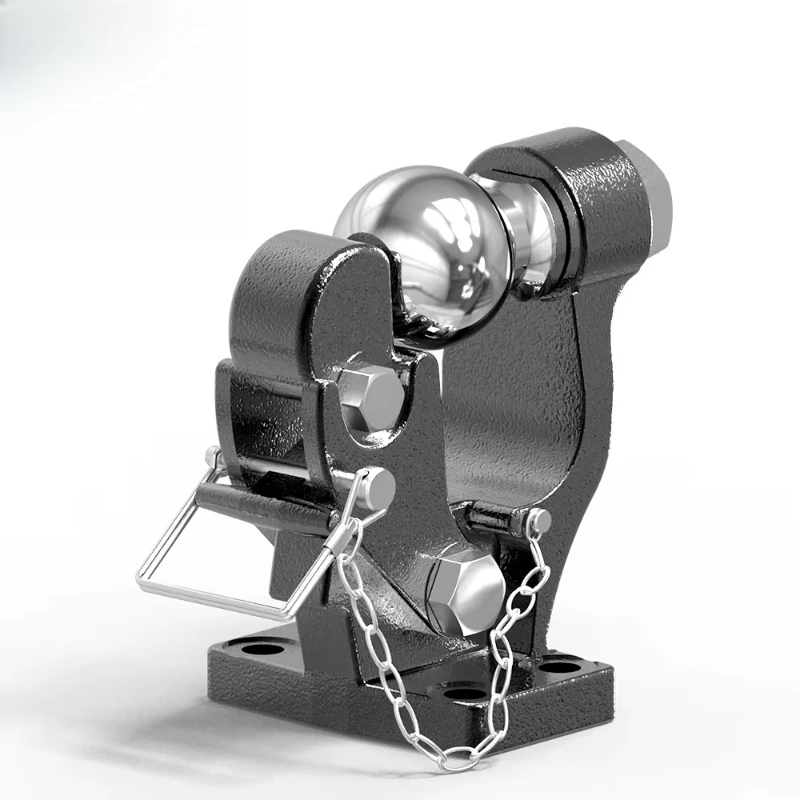 High Quality Carbon Steel 10t 15t Trailer Parts Traction Trailer Needle Hook Ball Seat Hooking Device with Forged Needle Hook