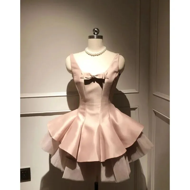 YUEYANG Women Patchwork Mini Dress 6