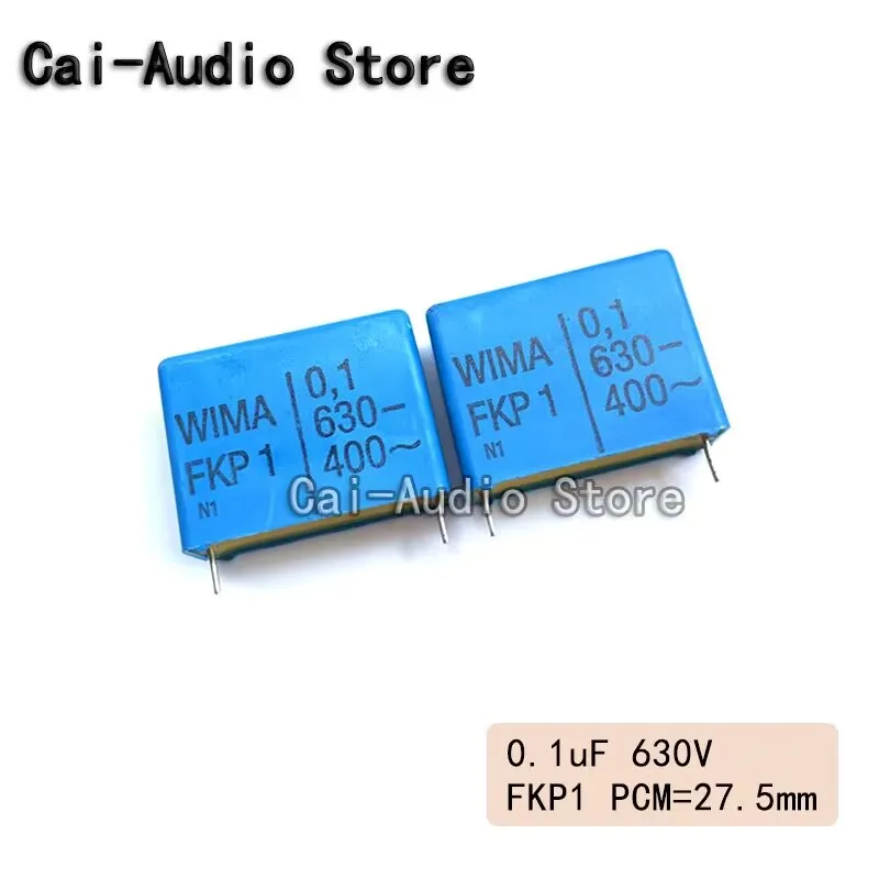 2PCS/5PCS/10PCS/Lot Brand NEW Germany WIMA FKP1 630V 0.1UF 630V 104  0.1UF Film Capacitor 630v0.1UF 630v104 Pitch 27.5mm