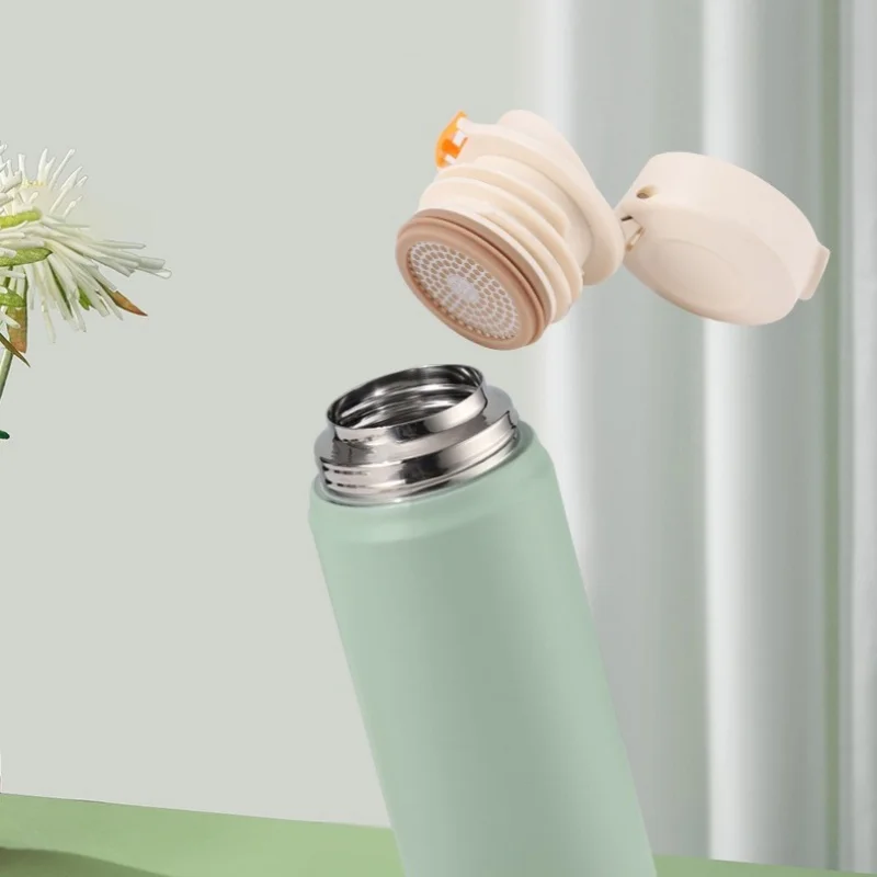 500/600 مللي كوب قارورة عازلة من الفولاذ المقاوم للصدأ قارورة كوب بارد وساخن مزدوج جدار سيارة كوب حراري مثلج للسفر كوب قهوة معزول #4