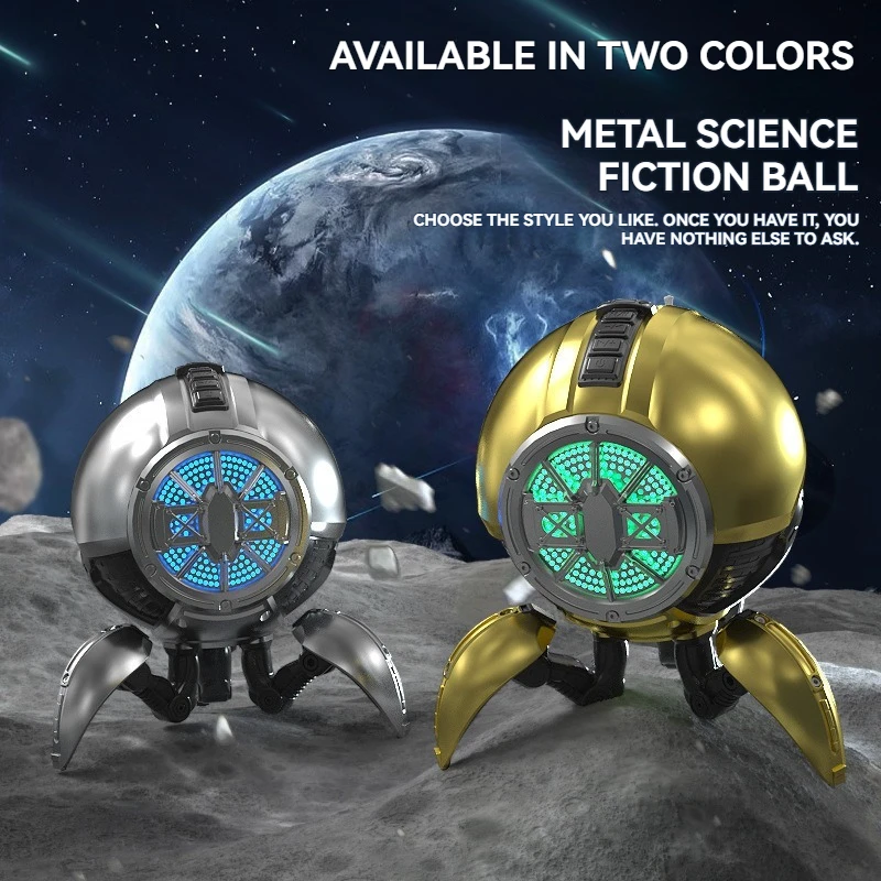 

Bluetooth-динамик Galactic Mech Alien: аудио с басовым усилением и ксеноморфным дизайном