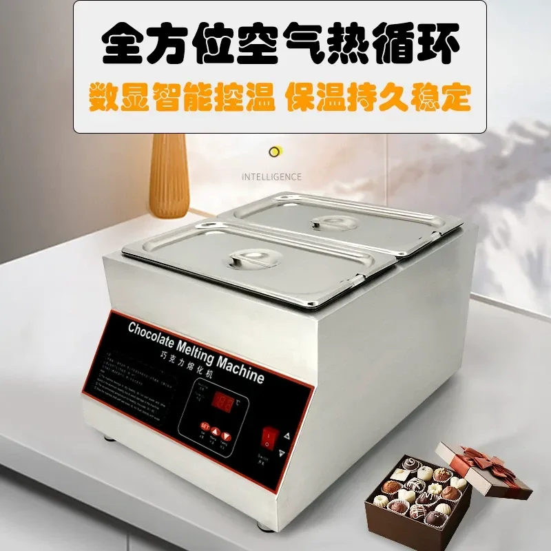 Commercial Chocolate Melting Machine Air Circulation Heating Furnace Constant Temperature Insulation Baking Pot for Kitchen