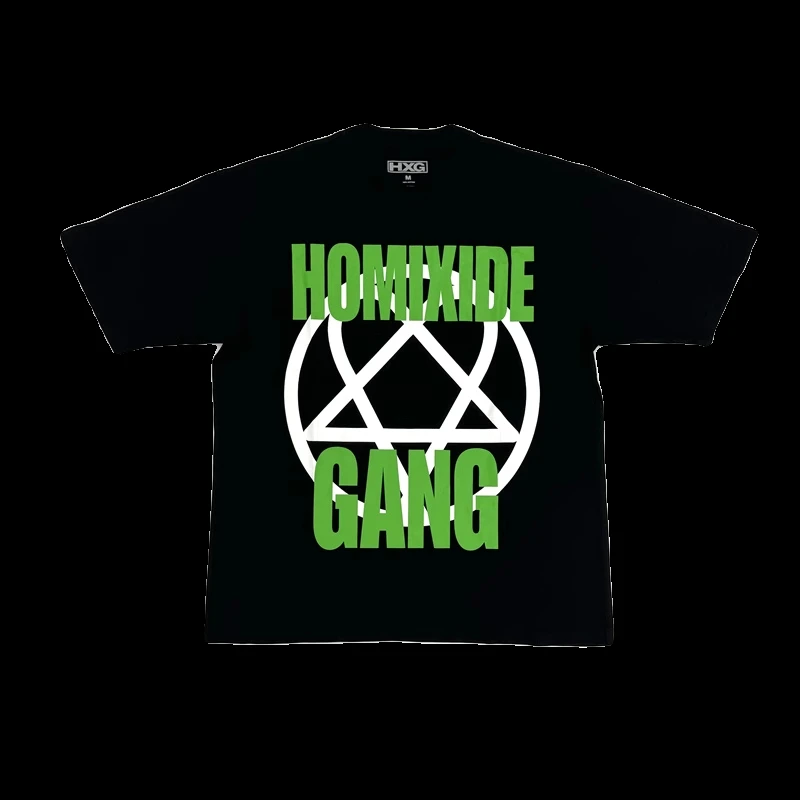 New 2024 Men HOMIXDE GANG SNOT OR NOT TOUR T Shirts T-Shirt Hip Hop Skateboard Street Cotton T-Shirts Tee Top US size U62