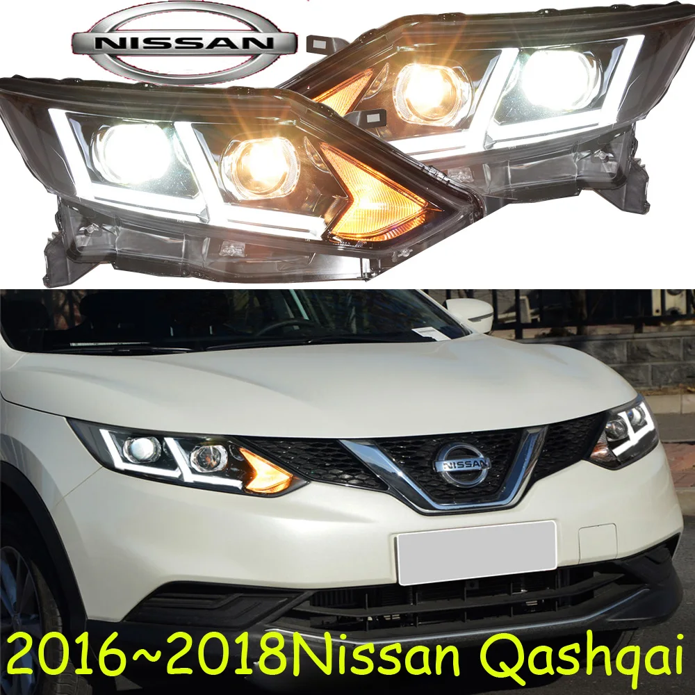 Qashqai headlight,hid xenon,LED,2016 2017 year,Free ship! Qashqai fog light,car accessories,LED,TEANA, Qashqai taillight