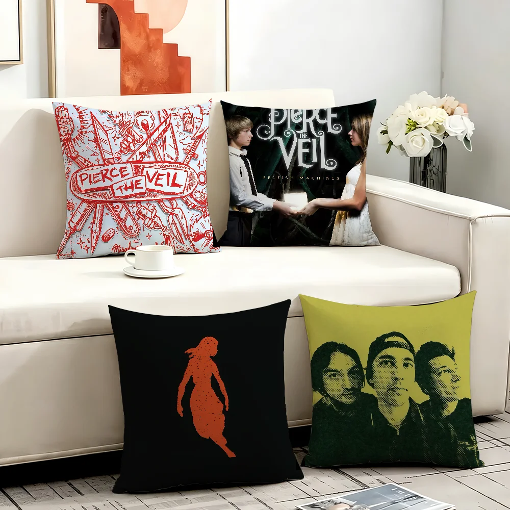 Band P-Pierce The V-Veil cushion cover Comfortable Decorative For Bedroom Living room Dormitory Picnic and Holiday Decoration