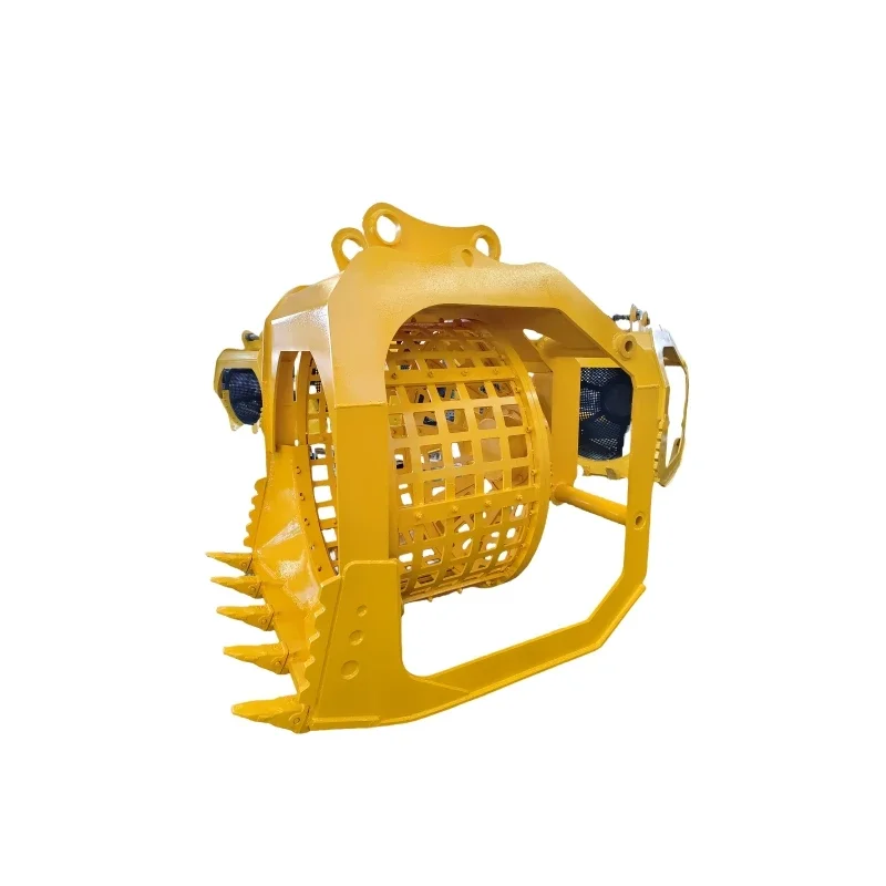 Customizable Rotating Sieve Bucket Excavator Attachments Gear Bearing Core Components Customizable Rotary Screen Sieve Bucket