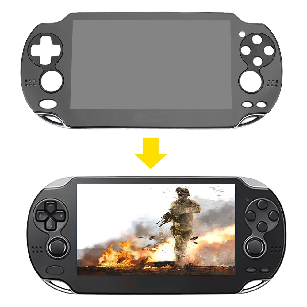 

LCD Display Screen with Frame LCD Display Original Replacement LCD Screen Display Panel for Playstation PS Vita PSV 1000