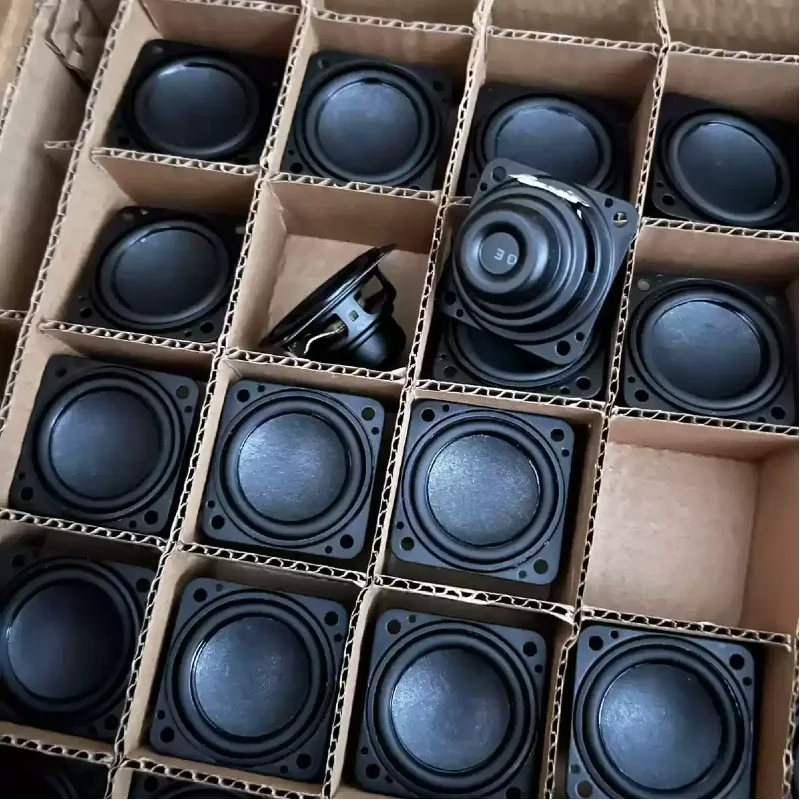 SOTAMIA 2pcs 1.75 Inch 44mm Full Range Speaker 4 Ohm 6W Strong Magnetic Rubber Edge Speaker DIY Bluetooth Speaker for DOSS 2199