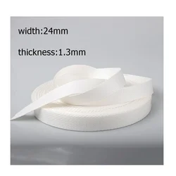 10m Tape White Ultra high molecular weight polyethylene fiber webbing cutting resistant abrasion corrosion resistant 24mm*1.3mm