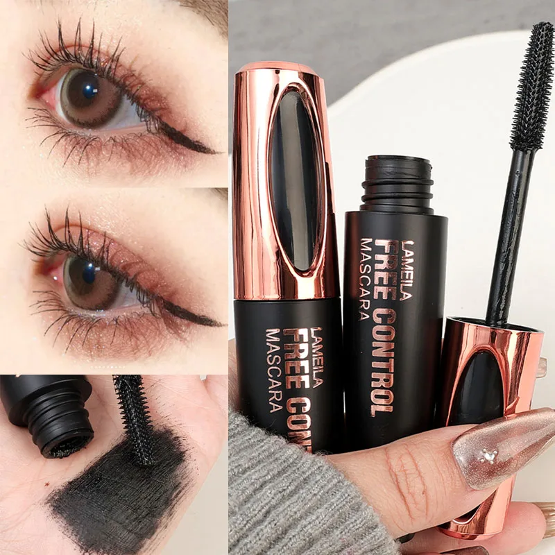 Waterproof Curling 4D Mascara Makeup Thick Slender Sweatproof Lasting Black Eyelash Extension Mascara Lengthen Lash Cosmetics