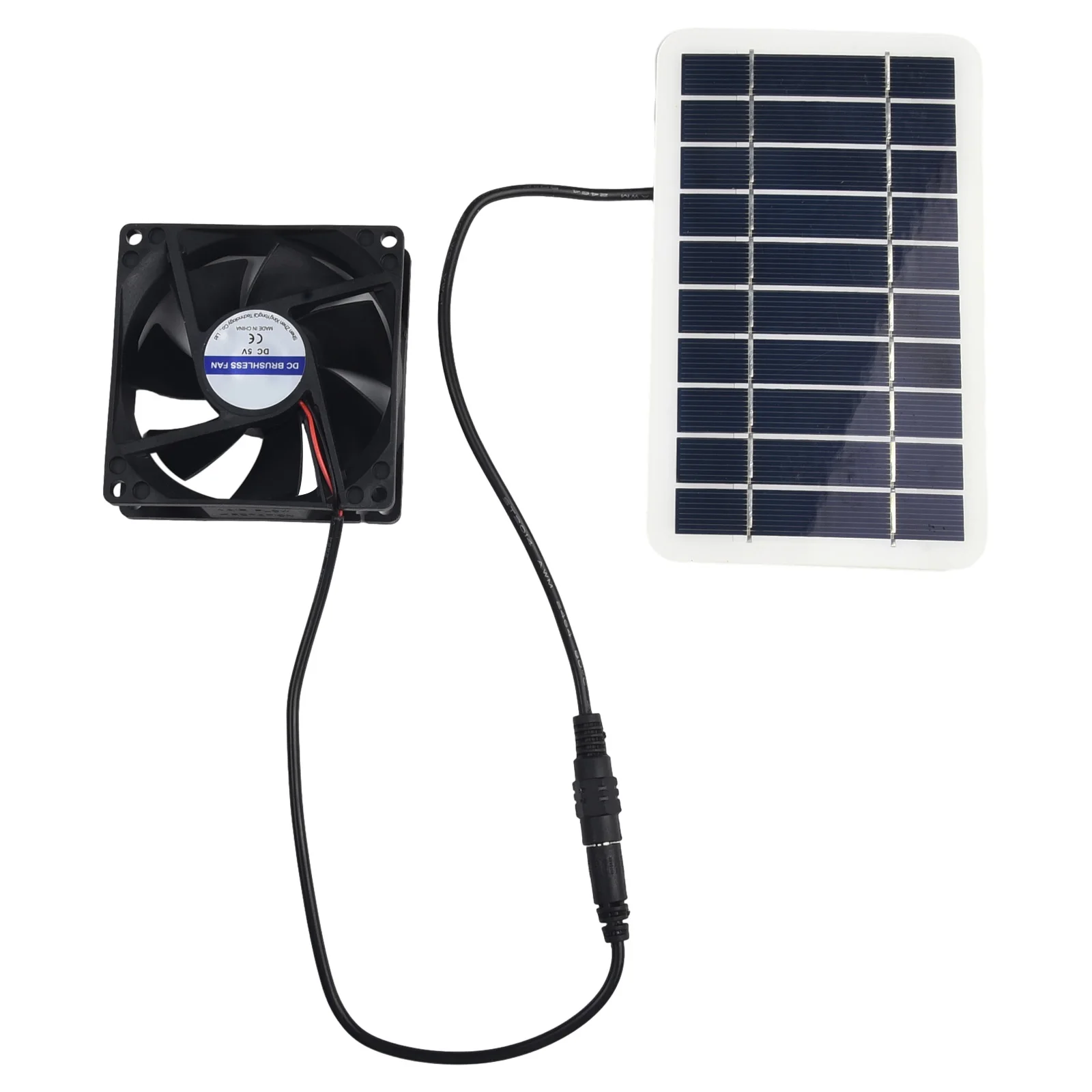 30W Solar Exhaust Fan 6 Inch Mini Ventilator Solar Panel Powered Fan Air Extractor For Greenhouse Chicken House RV