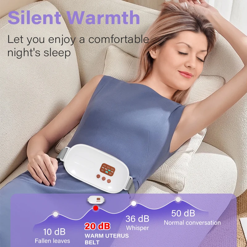 Fever Massage Warm Palace Bao Aunt Artifact Warm Palace Treasure Waist Protector Vibration Massager Ultra-thin Rechargeable Spec