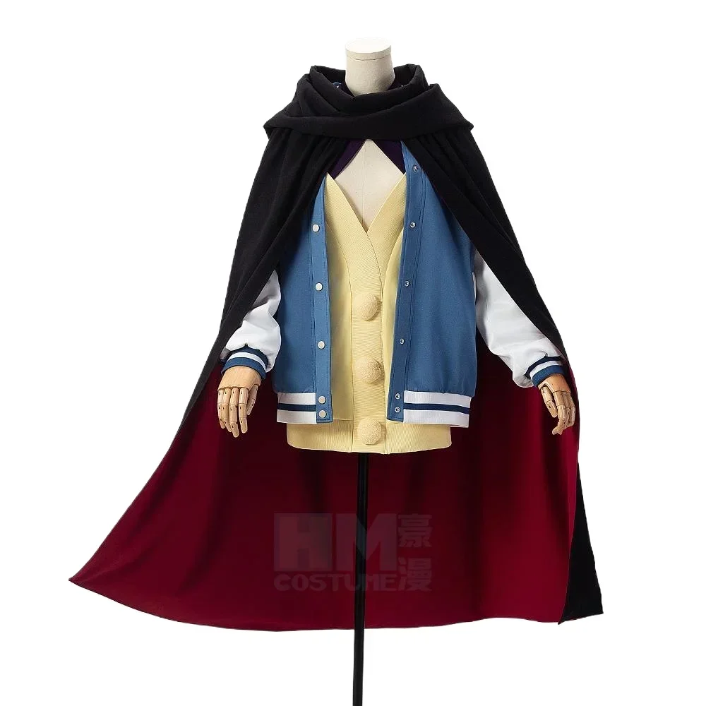 Anime Dandadan Cosplay Seiko Ayase Cosplay Costume Cape Coat Seiko Ayase Halloween Christmas Party Outfits Women Prop Uniforms