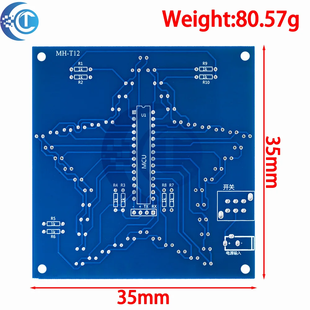 Programmable RGB Star Light Module Water Ripple Effect for Arduino STC51 DIY