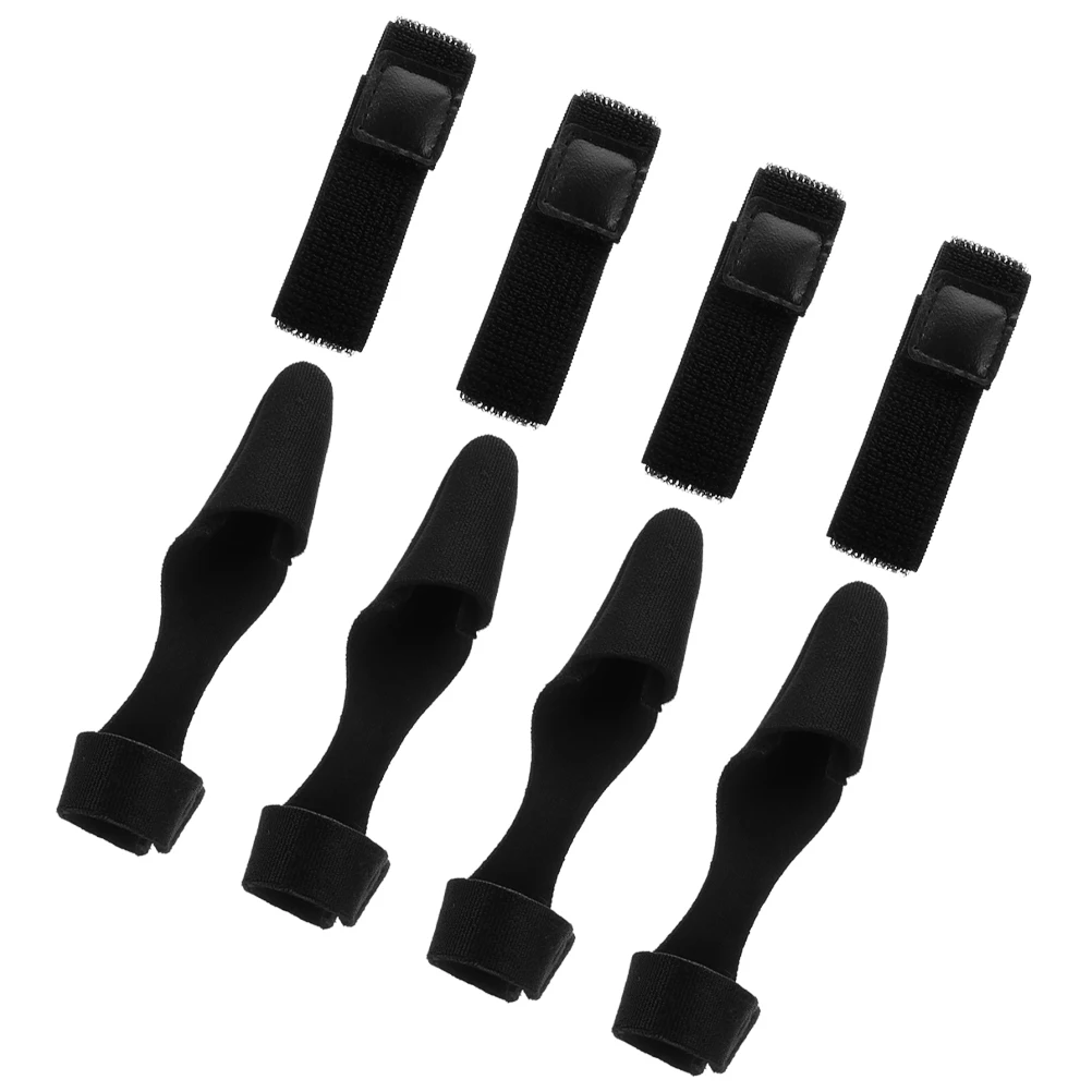 

4 set 4 Sets Elastic Fishing Belt Bands Pole Protector Cases Rod Covers Rod Tip Cover Set Fishing Tools Outdoor Gear