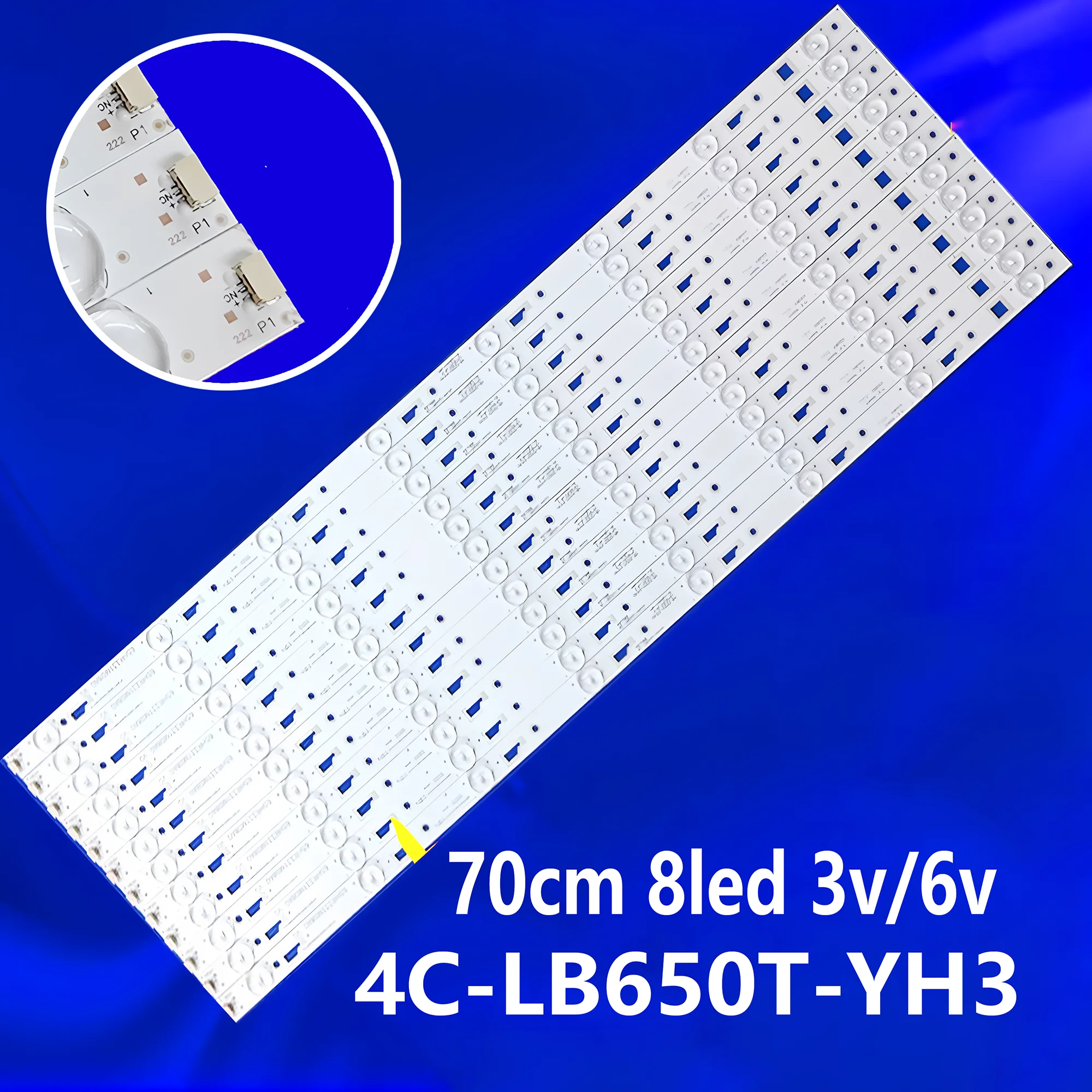 

Лента светодиодной подсветки для Th ​ ​ omson 65us6006 L65E5800A-UD 65US5800 D65A620U 65R8 65U3650C 65UA6606 L65E5800A TCL_ODM_650D30_3030C