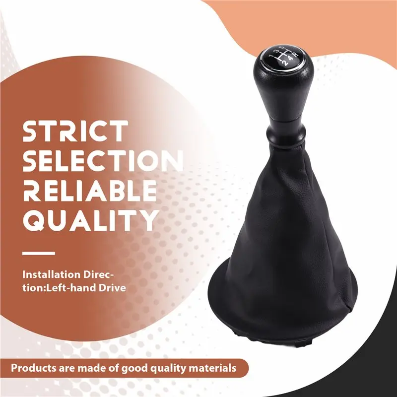 مقبض ناقل الحركة غطاء غبار 5 سرعات لسيتروين بيرلينجو II للشريك 2008-2018 LHD اكسسوارات السيارات #4