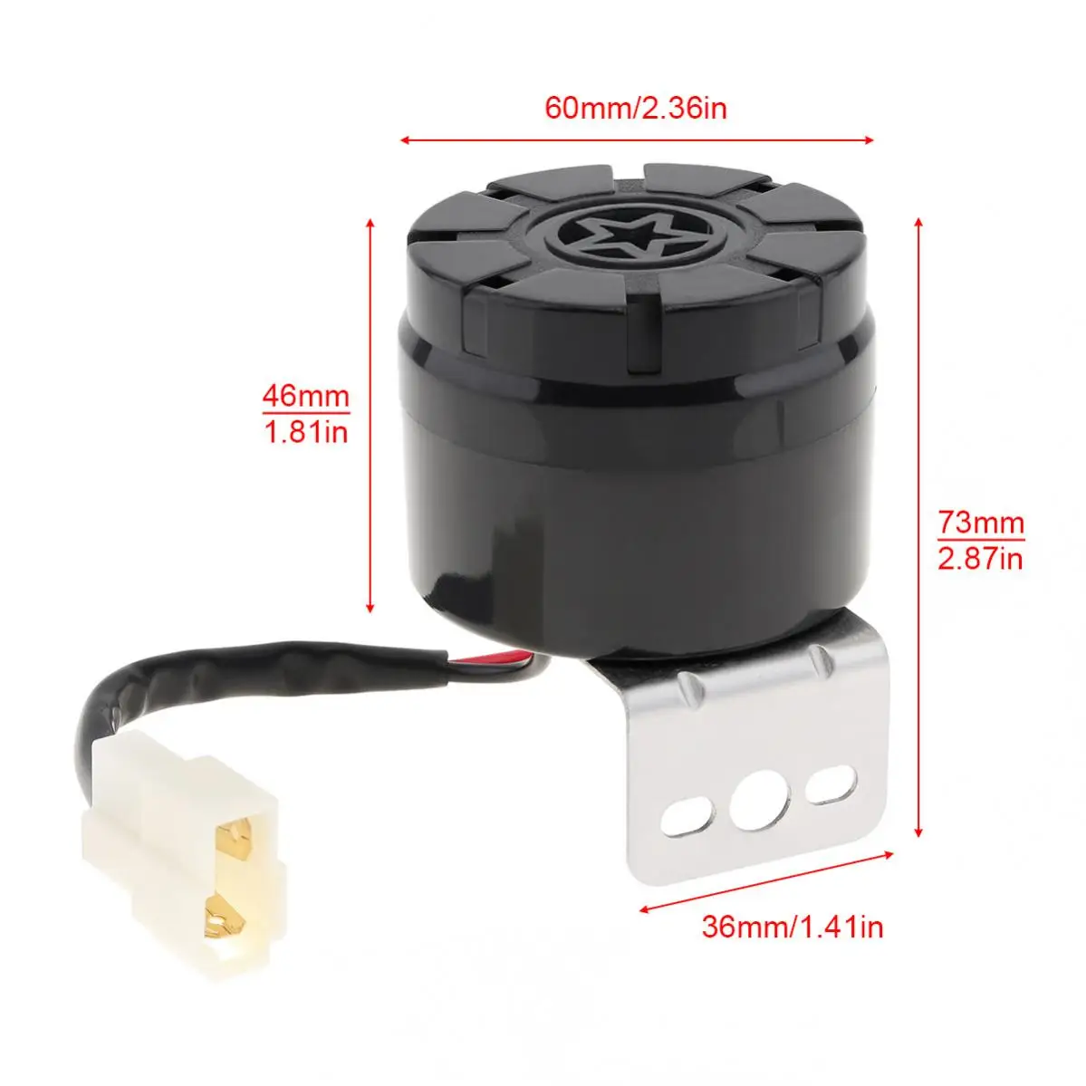 DC12V 15W водонепроницаемые аксессуары для заднего хода зуммер звуковой сигнал автоматическое предупреждение резервная автомобильная сигнализация заднего хода динамик сирена с проводом