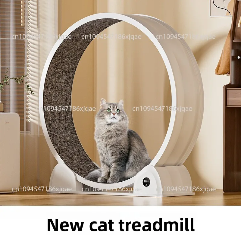 

ABS Big Diameter Treadmill for Cats Plastic Digital Cat Wheel Pet Fitness Silent Roller
