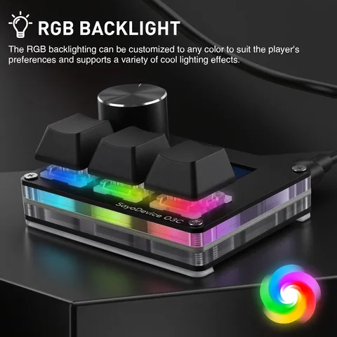 SayoDevice OSU O3C Красные Переключатели для Клавиатур — фото устройства