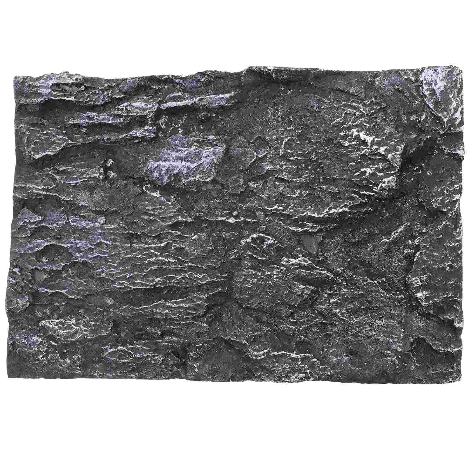 

Background Rock Slab Terrarium Cling Reptile for Cork Wallpaper Aquarium Tank 3d Board Boards Animals