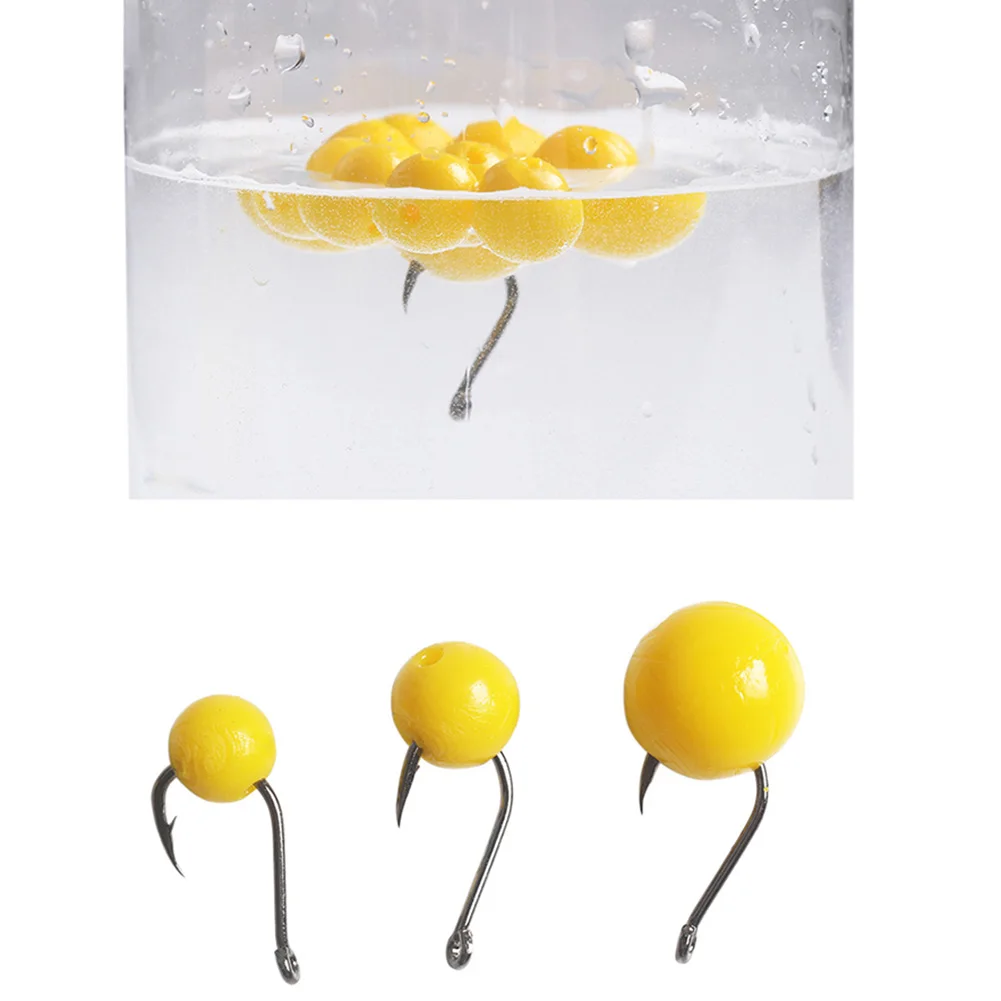 Floating Ball Bait Corn Flavor Fishing Beads Bottled Silicone Soft Bait Silica Gel Fishing Lure Foam Floats Ball Beads