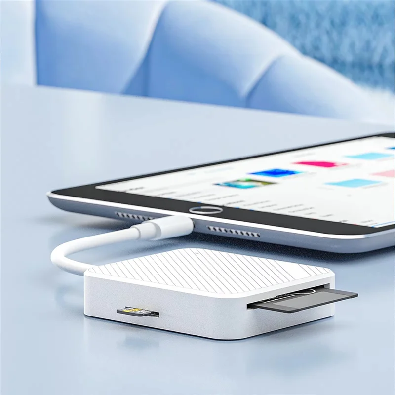 

AT93-2Pcs 4 в 1 адаптер для чтения карт памяти типа C USB-C Smart Media OTG M2 SD SM XD для аксессуаров Android